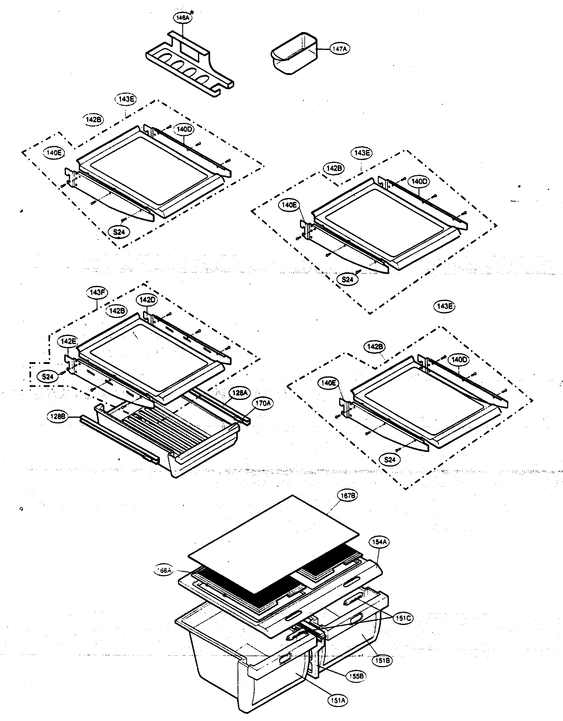 Refrigerator parts