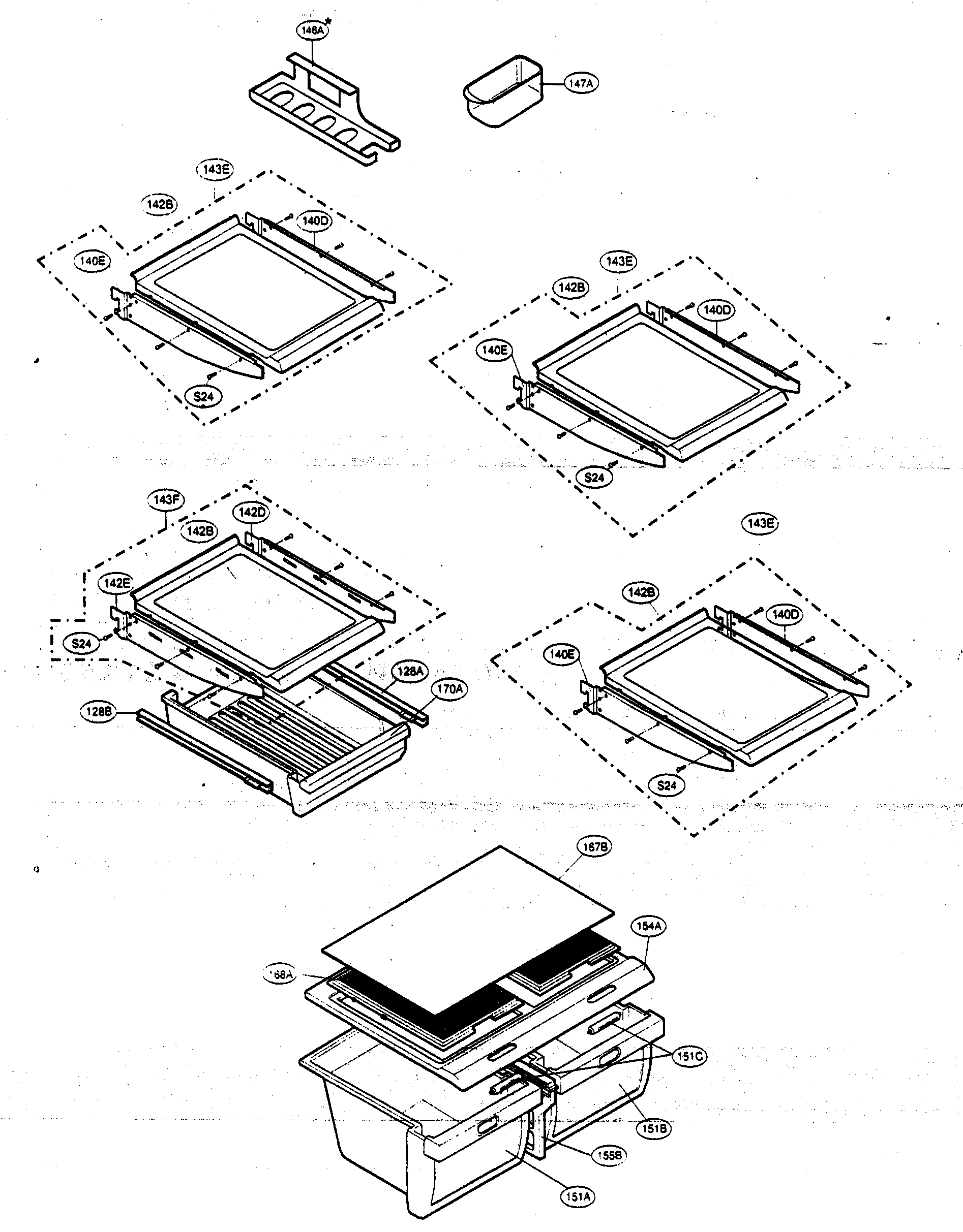 Refrigerator parts