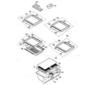 Kenmore 79575286401 refrigerator parts diagram