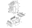 Kenmore 79575286401 door parts diagram