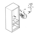 Kenmore 79575286401 icemaker diagram