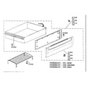 Bosch HDS252U/01 warming drawer diagram