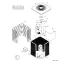 ICP NAC042GKA1 condensing unit diagram