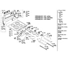 Bosch HES442U/01 maintop assy diagram