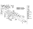 Bosch HES445U/01 maintop assy diagram