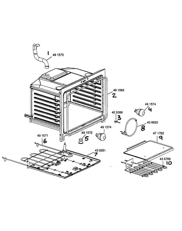 Oven cavity assy