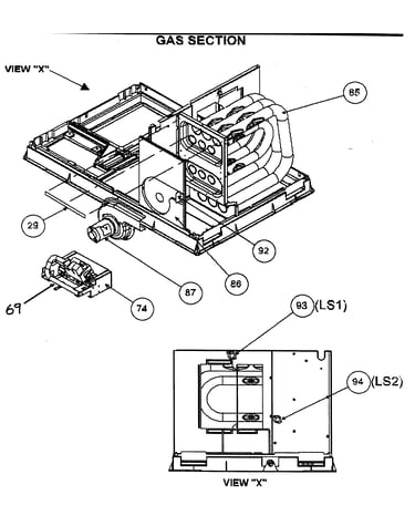 Gas section