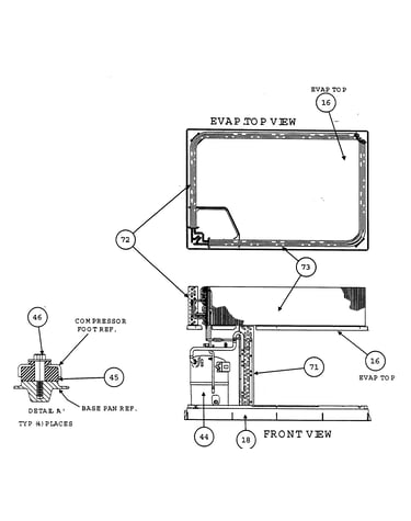 Evap top view