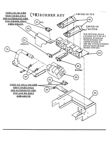 Burner assy