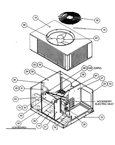 Accessory electric heat