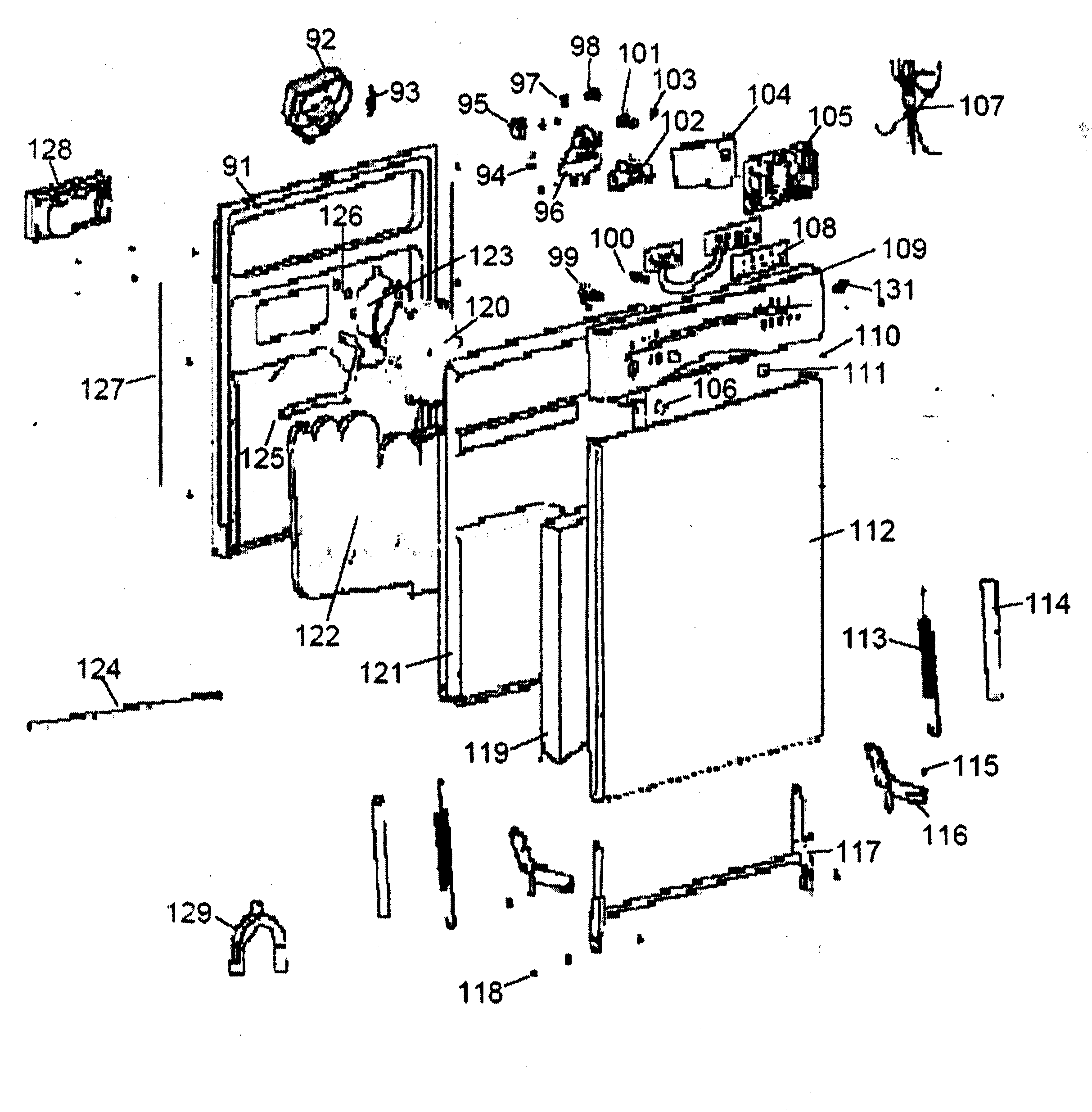 Front door assy