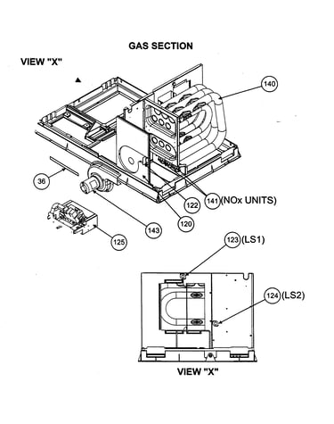 Gas section