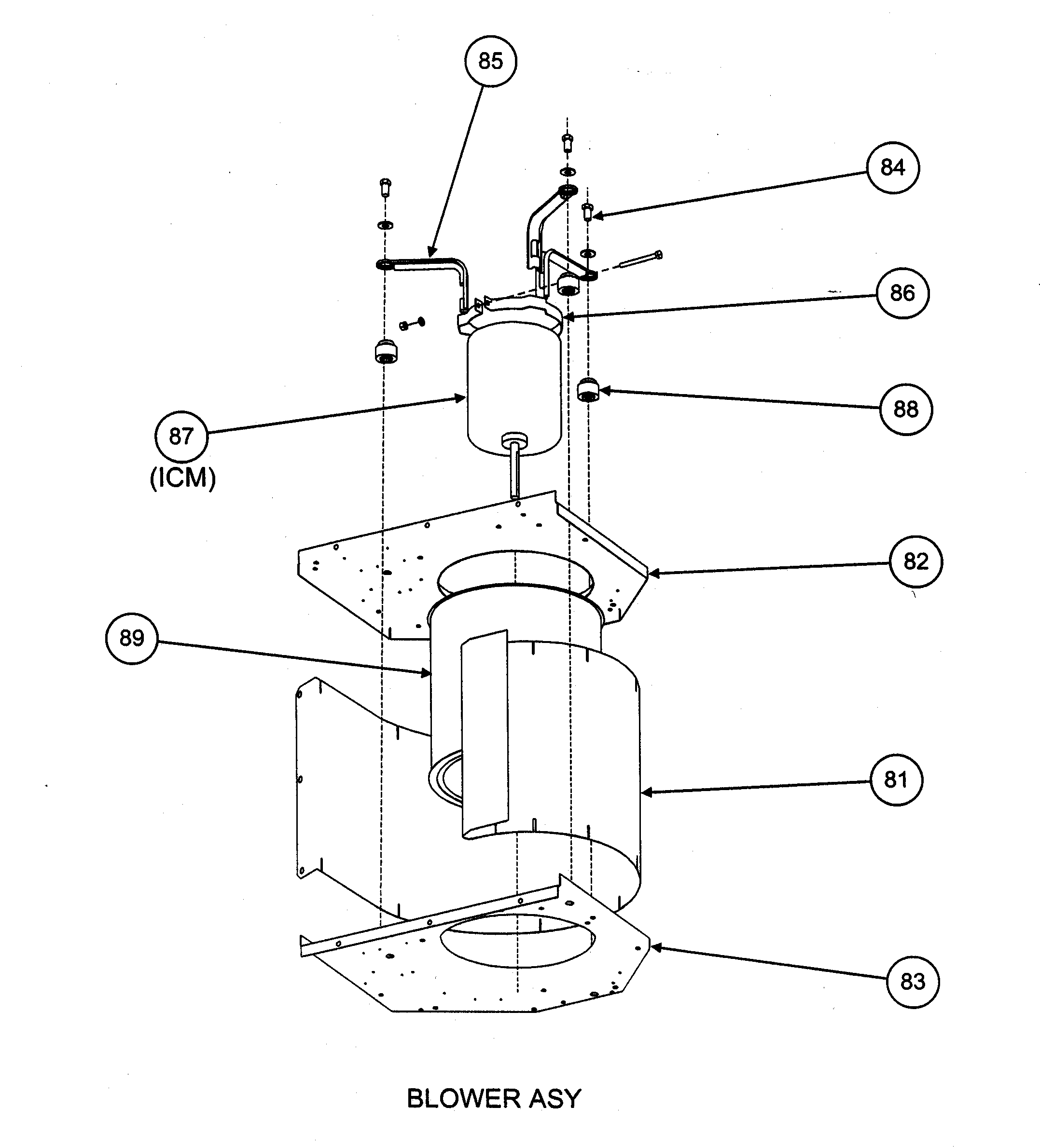 Blower asy