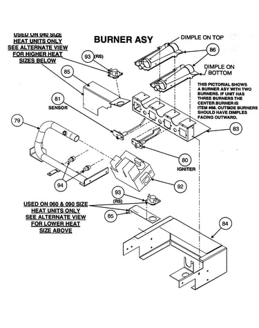 Burner asy