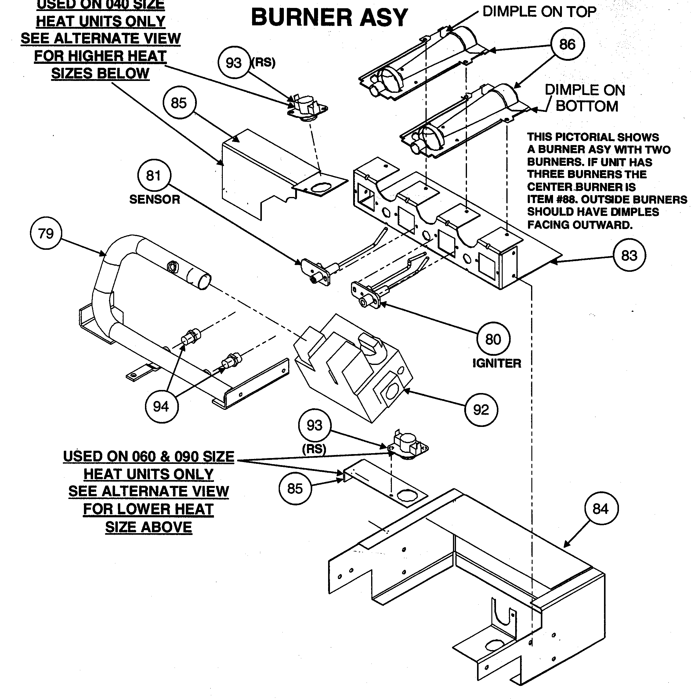 Burner asy