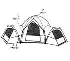 Sears 16271104 tent diagram