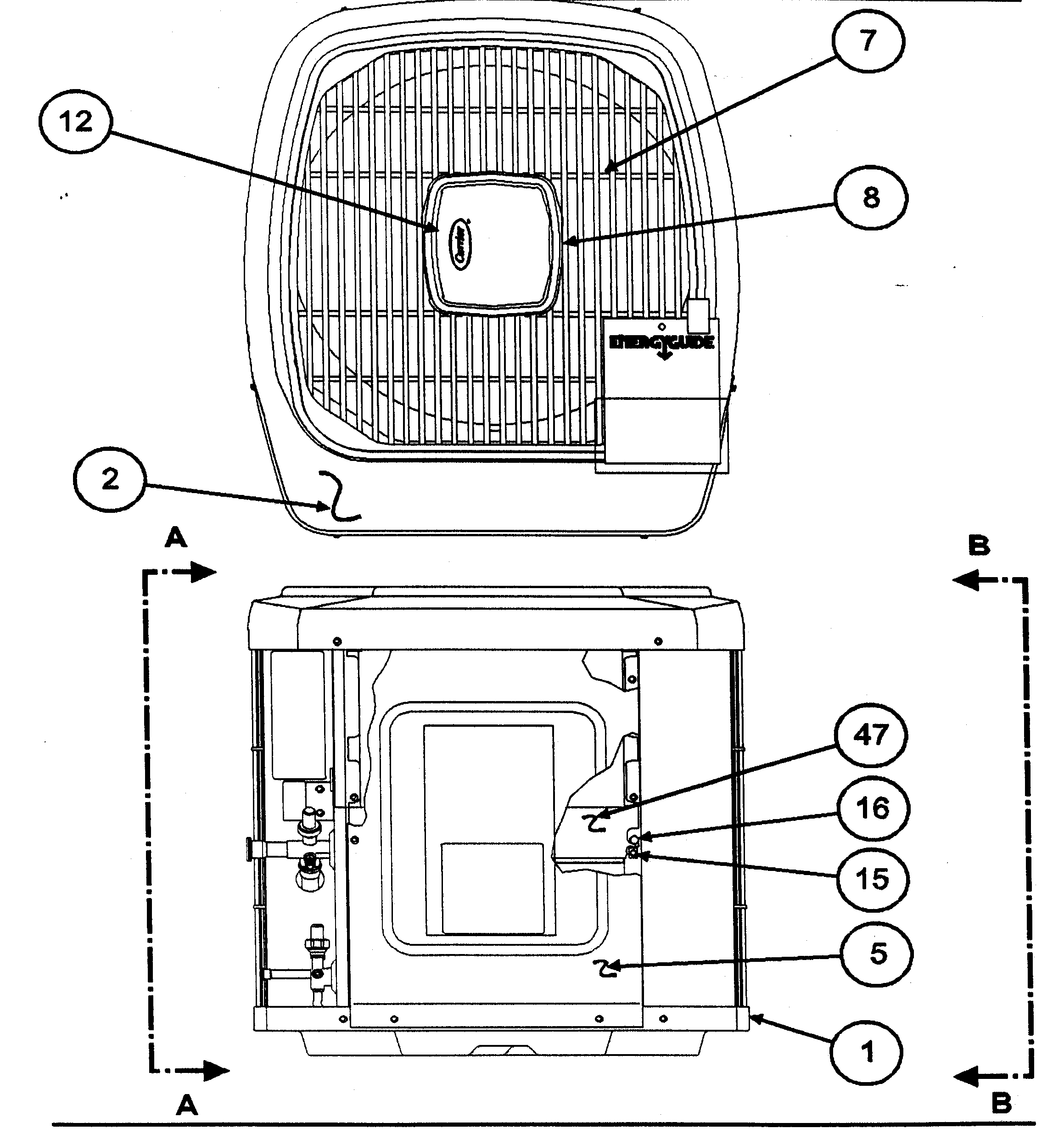 Top view