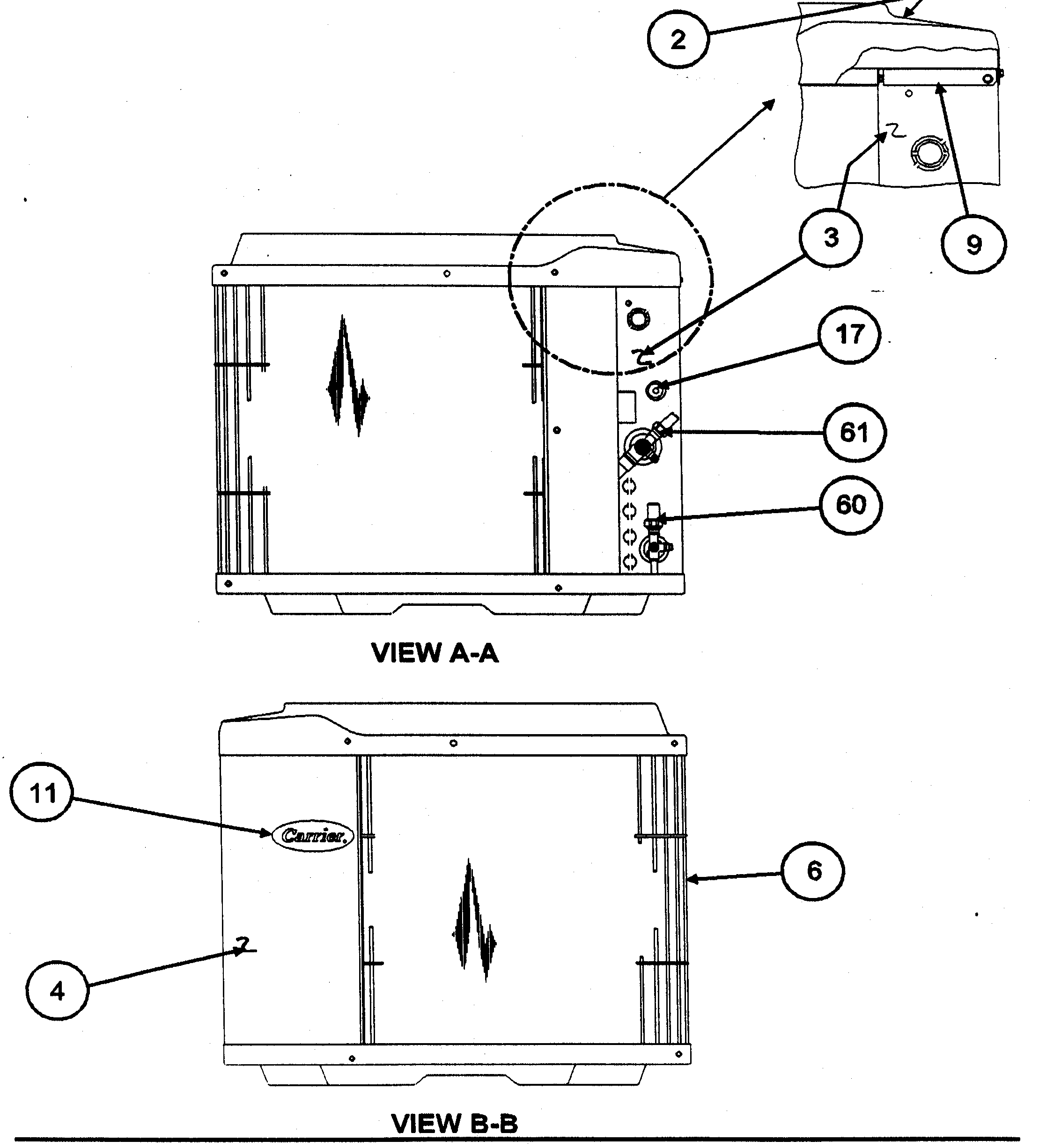 VIEW A-A/VIEW B-B