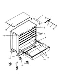 Roll away chest