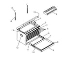 Craftsman 706597163 tool chest diagram