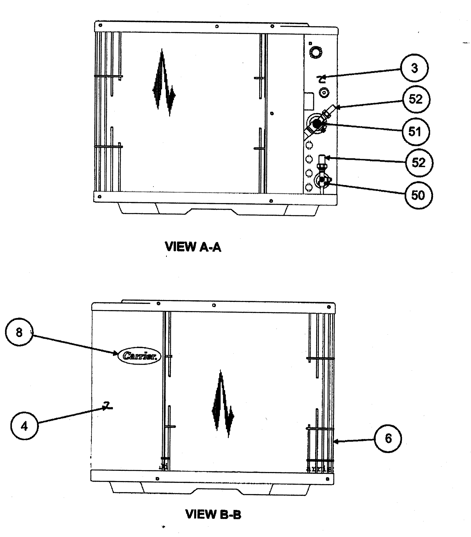 View a-a/view b-b