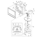 Sony KLV-S19A10 cabinet parts 1 diagram