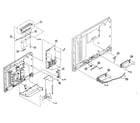 Sony KLV-S19A10 cabinet parts 2 diagram