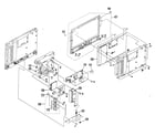 Sony KLV-S19A10 cabinet parts 3 diagram