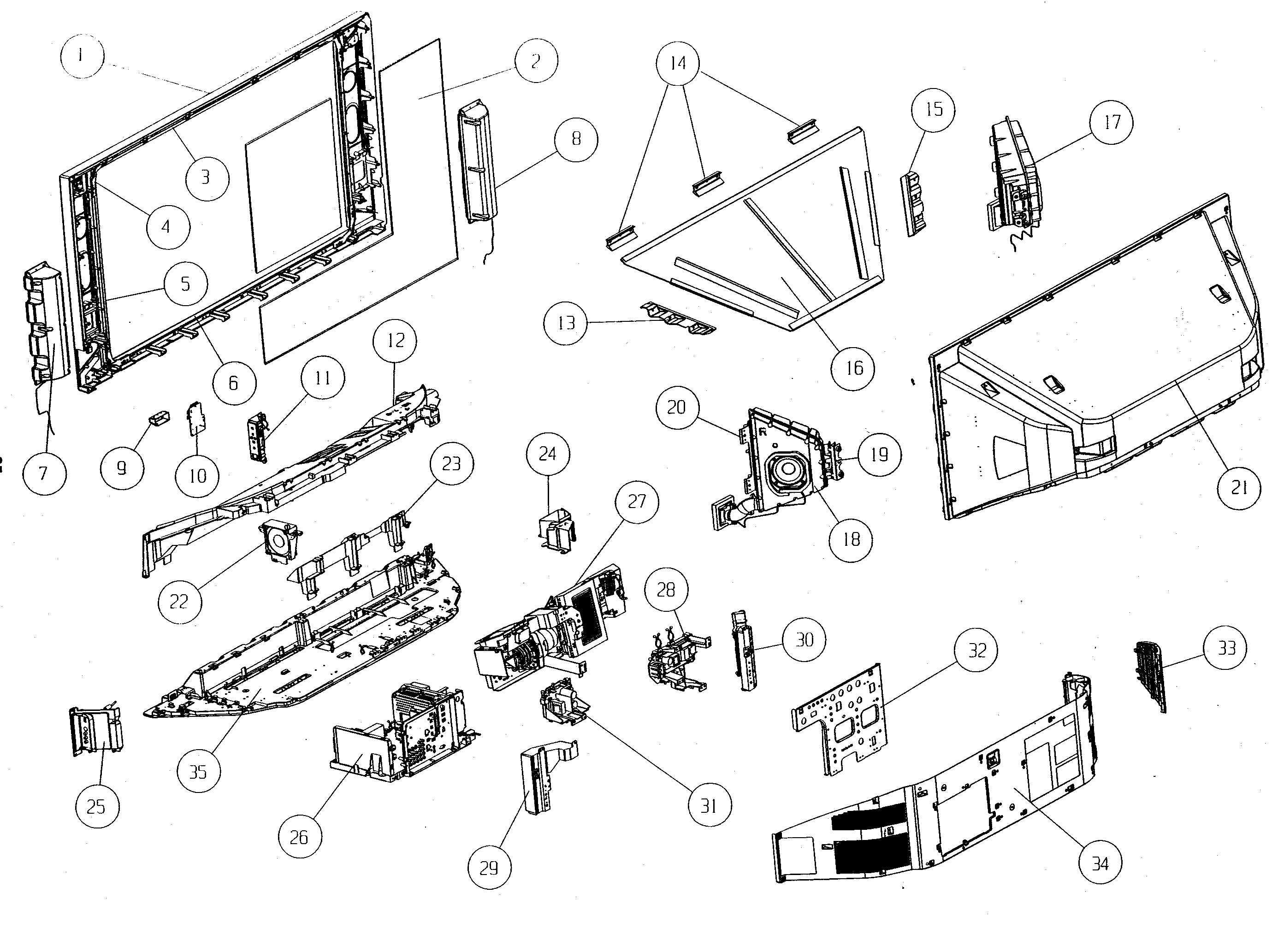 Cabinet parts