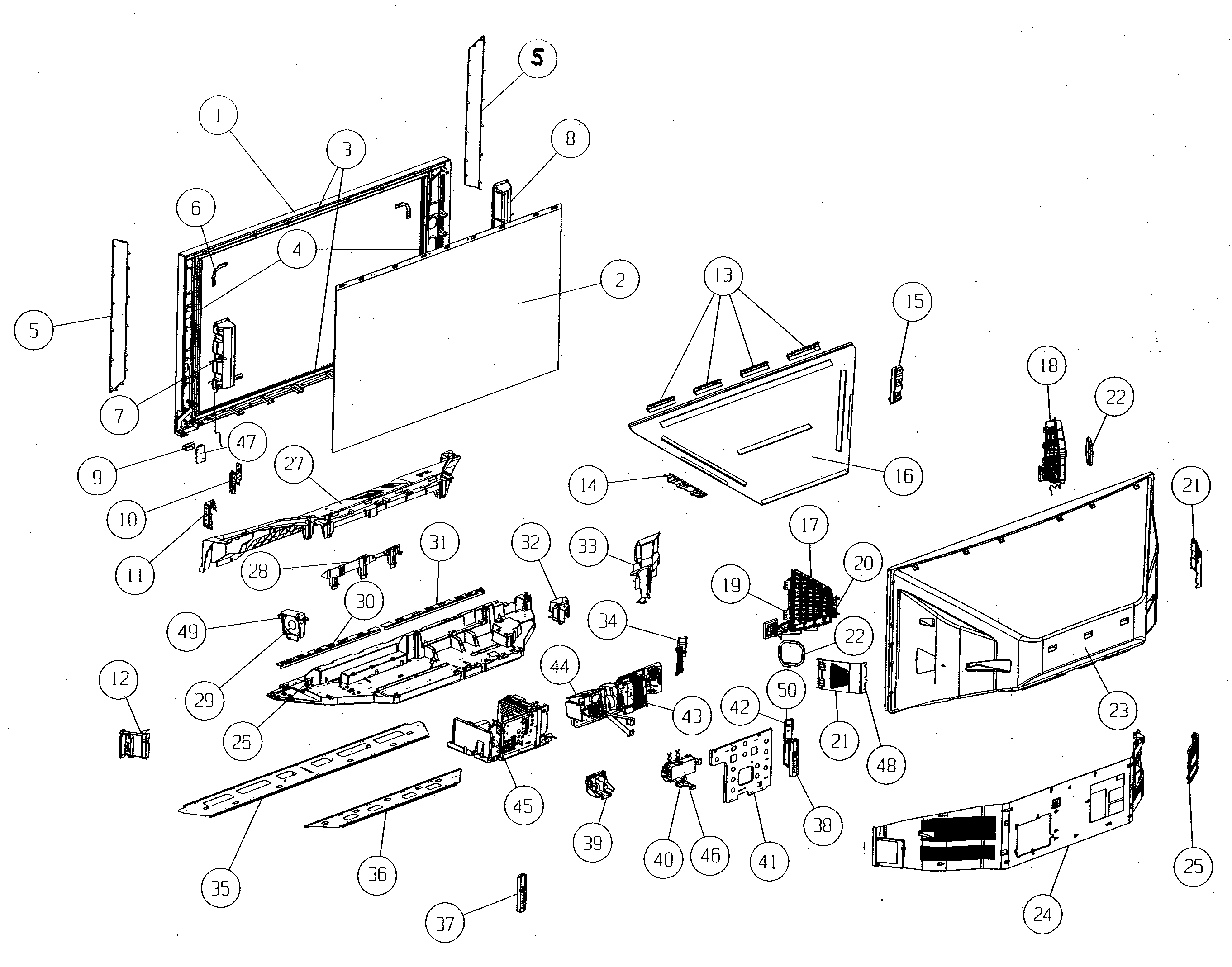 Cabinet parts