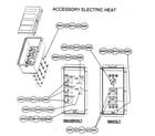 Carrier 50JZ042300 accessory electric heat diagram