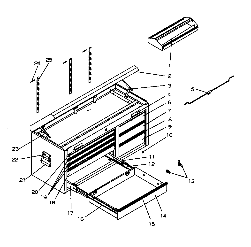 8 DRAWER CHEST