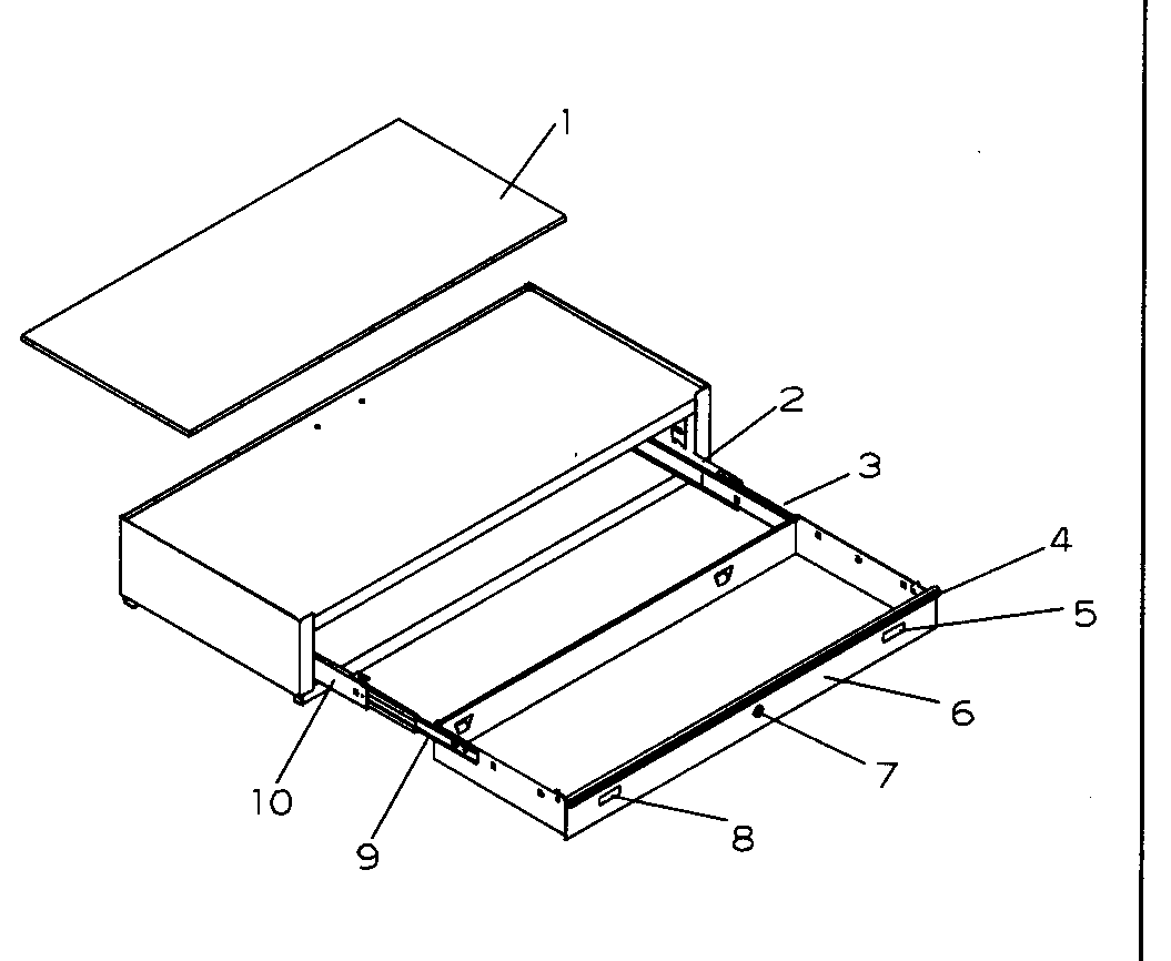 1 drawer step up