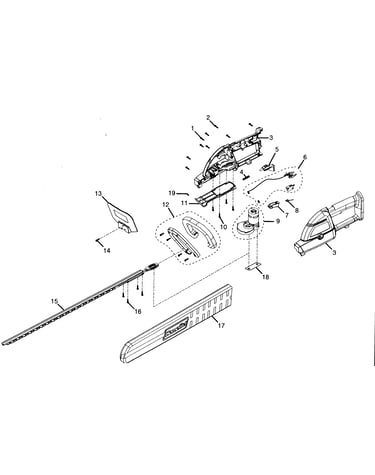 Trimmer housing