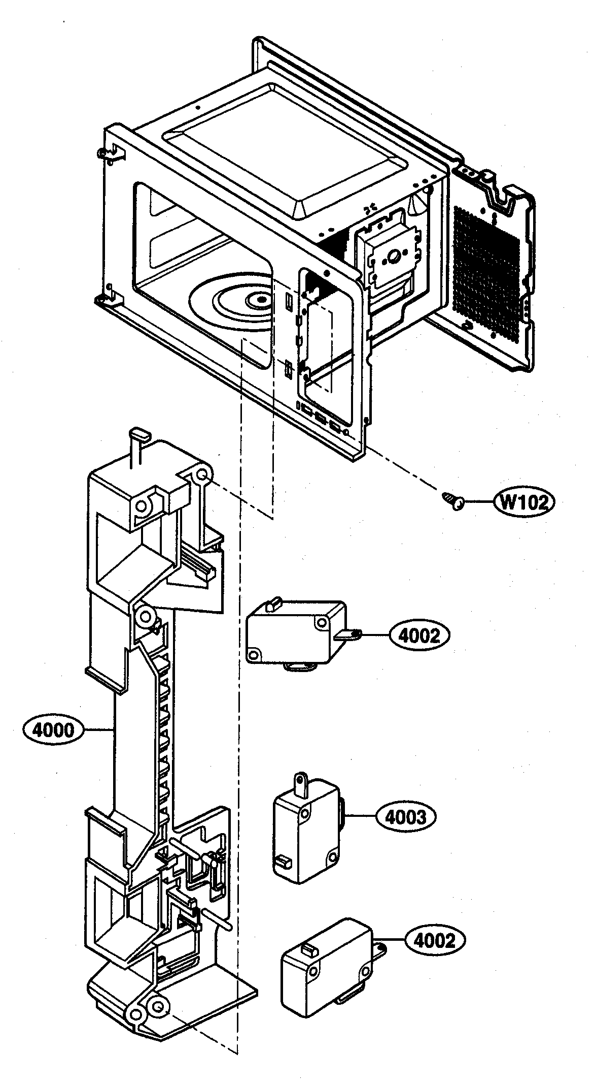 Latch board parts