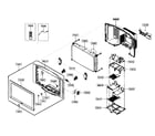 Samsung TX-R3079WH cabinet parts diagram