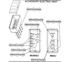 Carrier 50JX042300 accessory electric heat diagram
