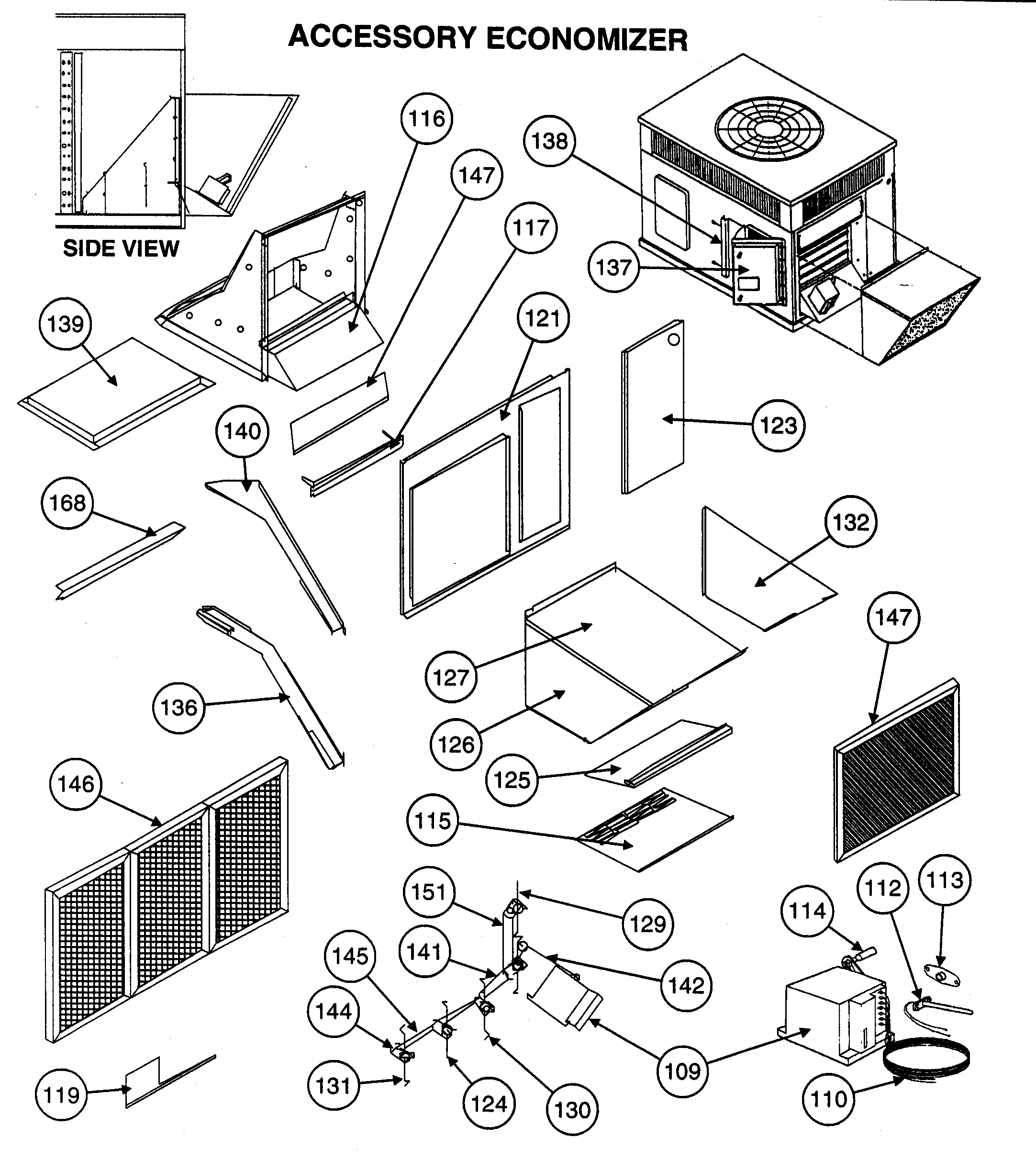 Accessory economizer