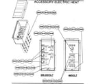 Carrier 50JX060300 accessory electric heat diagram