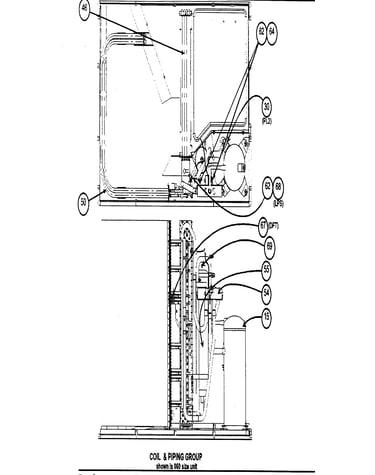 Coil/piping assy