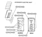 Carrier 50JS018300 accessory electric heat diagram