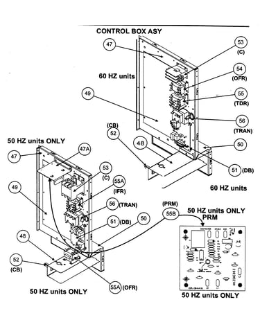 Control box assy