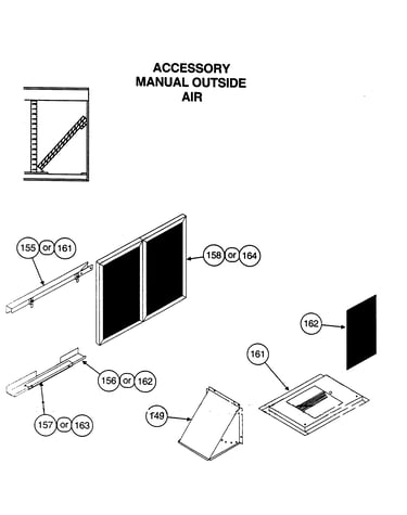 Accessory manual outside air