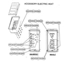 Carrier 50JS042300 accessory electric heat diagram