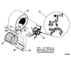 ICP PGAA47D1K1 blower assy diagram