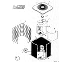 ICP A036AKA1 condensing unit diagram