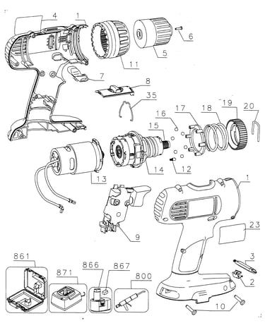 Drill assy