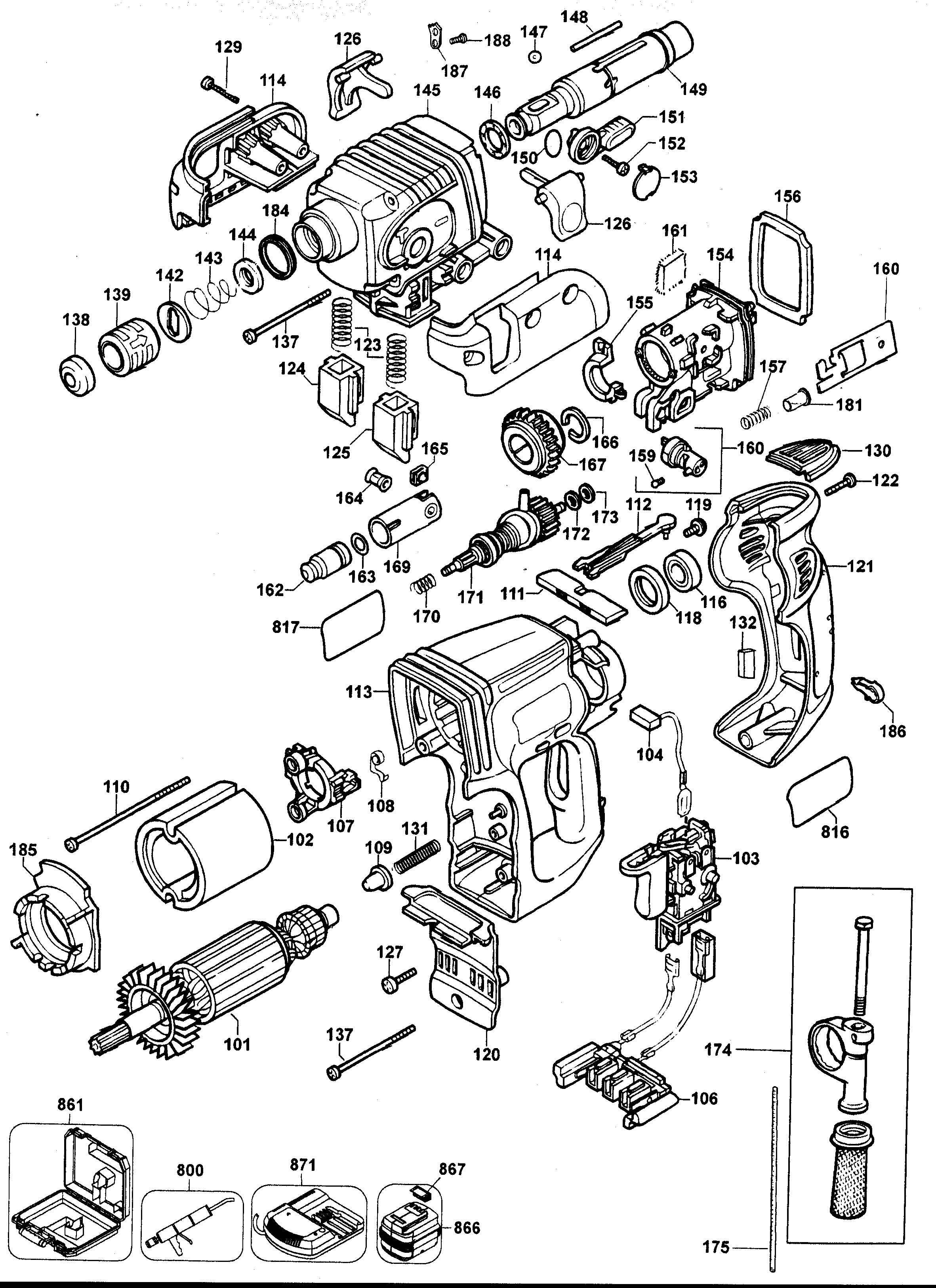 Drill assy