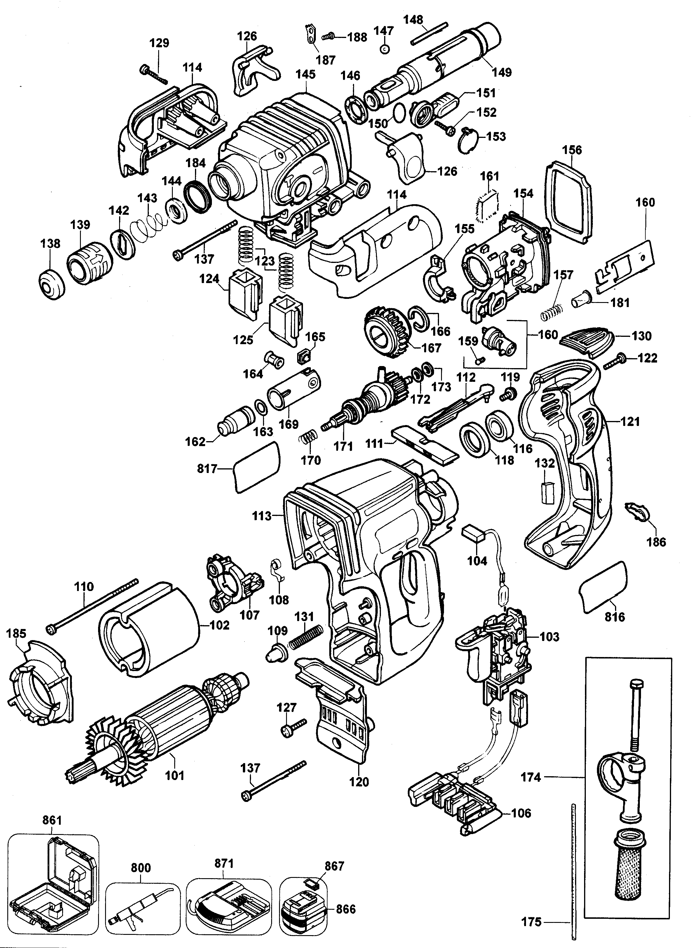 Drill assy