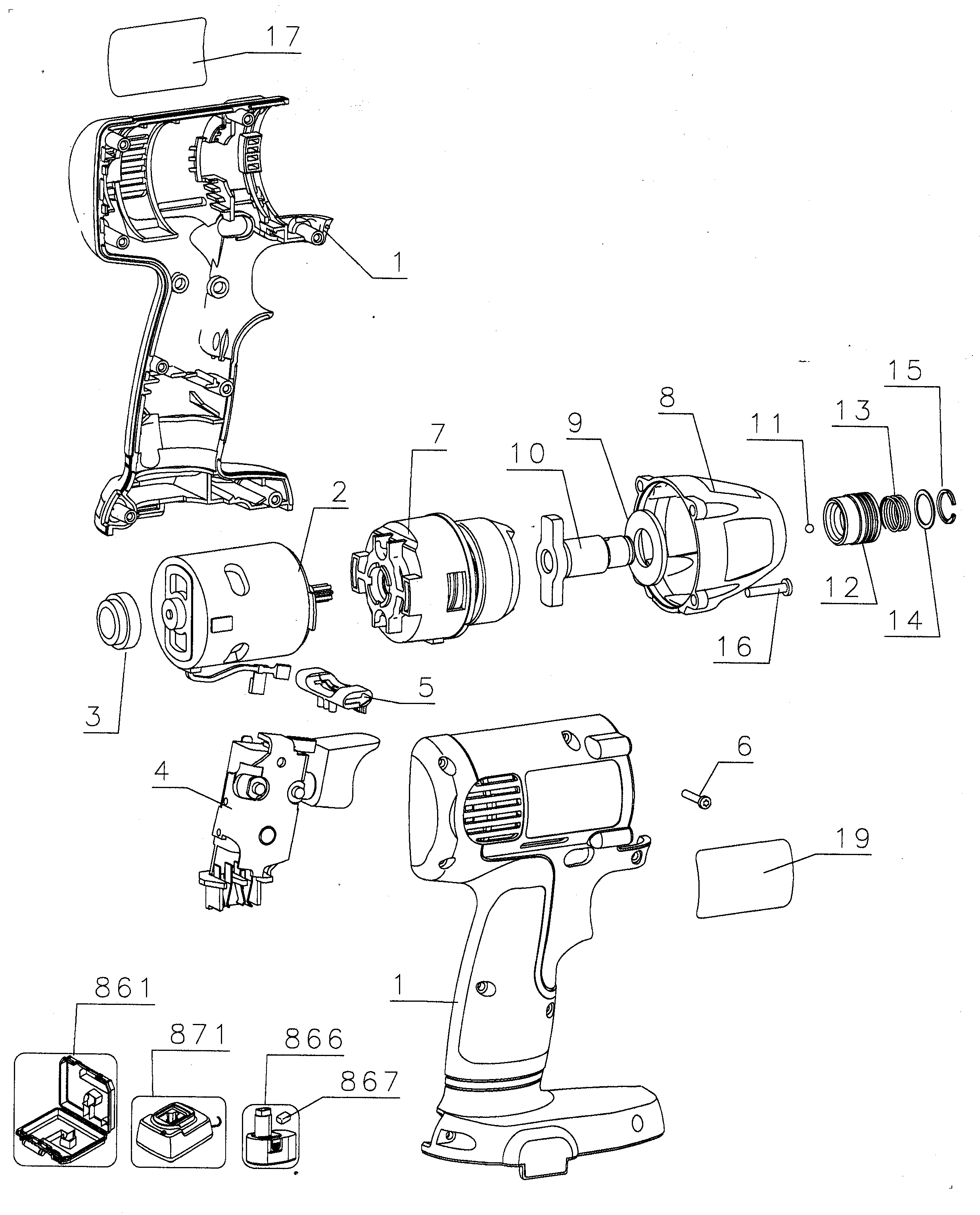 Drill assy